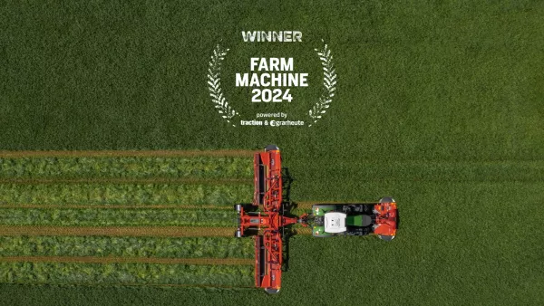 The FC 13460 RA has been awarded FARM MACHINE 2024 at AGRITECHNICA, in Hanover 2023. 