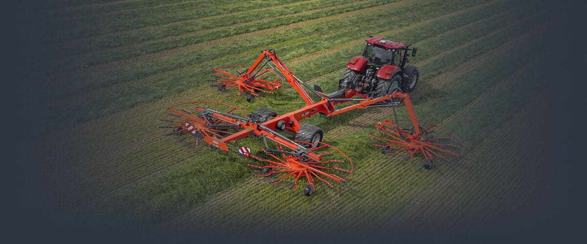 Four-rotor rakes GA 10231 Series