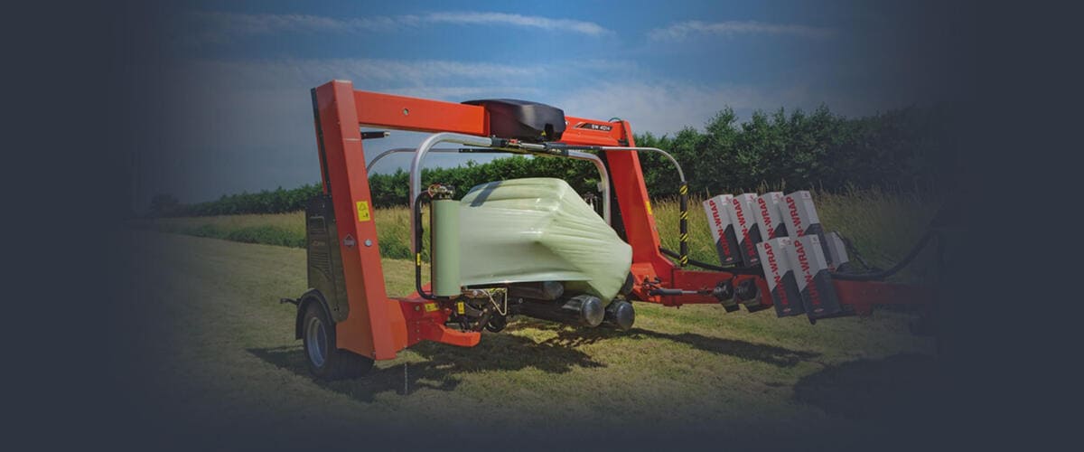 KUHN SW 4014, hybrid bale wrapper