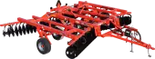 KUHN 7305 Tandem disc harrow silhouette