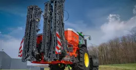 Distributeur d'engrais pneumatique porté AERO 32.1 au transport