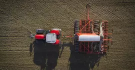 Luchtfoto van een ESPRO 6000 RC aan het werk