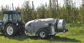 The GEO M 2 trailed sprayers at work