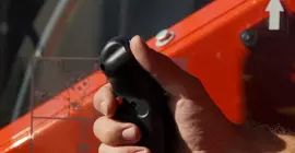 Multi-function joystick with hydrostatic drive