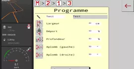 Todos los ajustes del arado VARI-MASTER L se realizan desde el terminal Isobus de la cabina