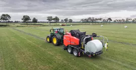 Combinación de empacadora-encintadora VBP 7100 funcionando