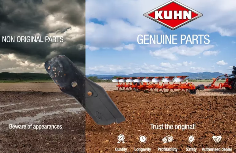 On MyKUHN find all your genuine parts and boost your productivity. 