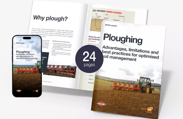 Request the white paper "Ploughing - Advantages, limitations and best practices for optimised soil management"