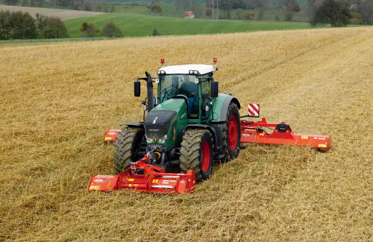 Trituradora BP 8300 durante el trabajo