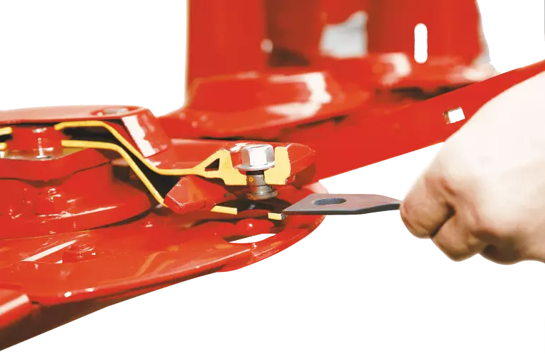 Changement rapide des couteaux FAST-FIT