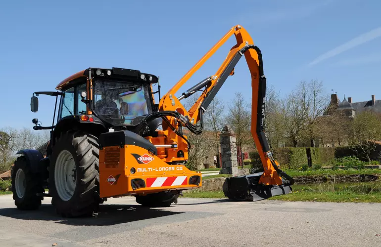 KUHN MULTI-LONGER GII 5757 SPAL Armklepelmaaier: kinematisch vermogen