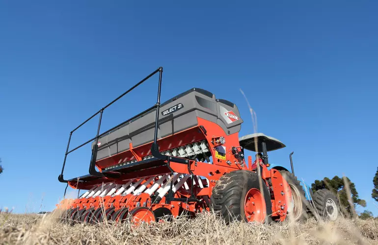 Sembradora SELECT en vista trasera