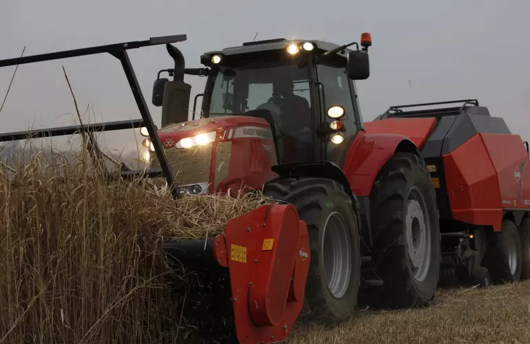 Het oogsten van miscanthus of energiegewassen met de WS 320 BIO klepelmaaier en de vele voordelen daarvan