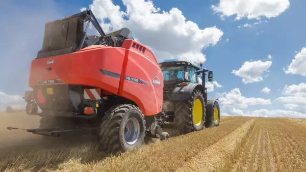 KUHN Geldrop, KNL, introduction of VB 7100 series - first high-density round baler in the market