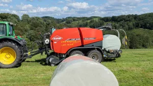 baler and wrapper with a sound wrapped bal