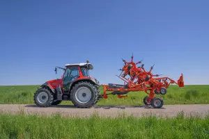 KUHN tedder GF 8703 T on the road