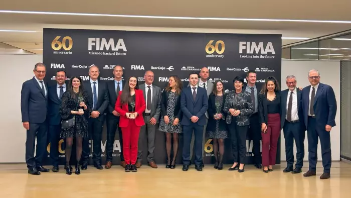 KUHN Iberica Team after receive the prices