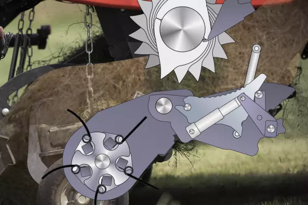 Tanto el desembragado del rotor como la tecnología DROPFLOOR garantizan la eliminación rápida de cualquier posible bloqueo