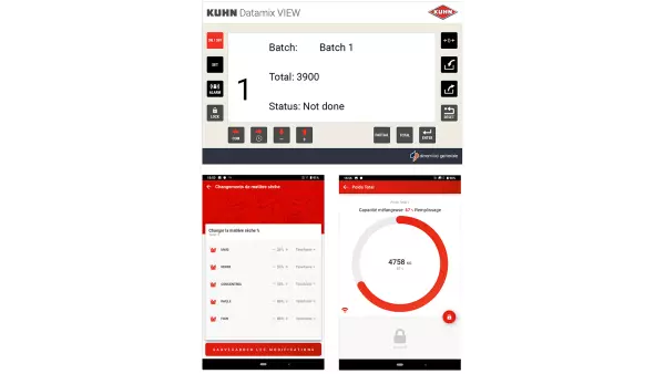 En función de tus necesidades de gestión, dos interfaces diferentes para tu terminal de pesaje