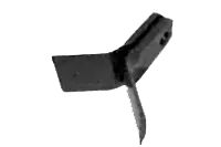 Nože ve tvaru Y uzpůsobené pro drcení rostlinných zbytků