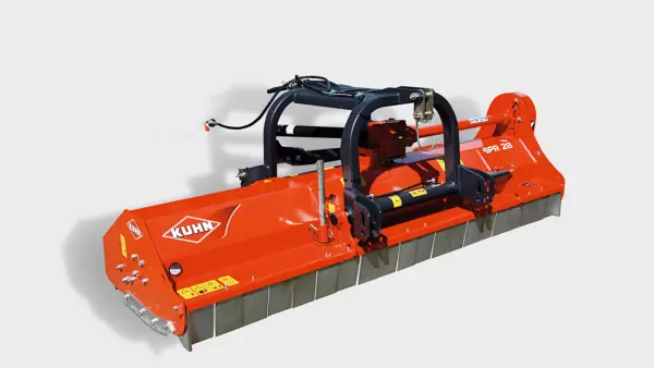 Dvojitý upevňovací rám umožňuje použití drtičů BPR v přední nebo zadní poloze