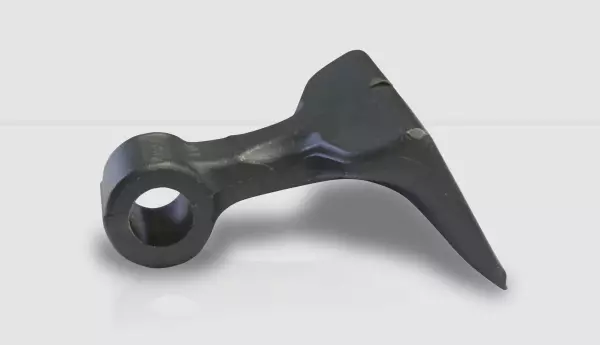 Los martillos cuchara de las trituradoras BV y BVR serie 100 permiten evitar daños en el tubo del rotor en caso de impactos