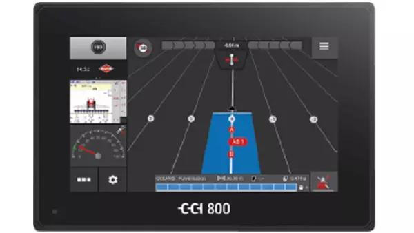 Terminale ISOBUS CCI 800 con attivazione Parallel Tracking