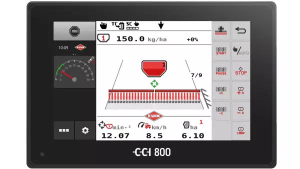 ISOBUS compatible, seeding modulation