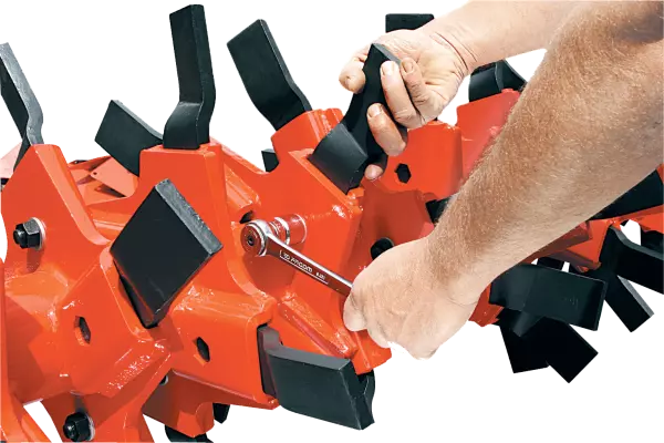 Sistema de cambio rápido de las cuchillas EASY-FIT para CULTILABOR