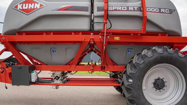 Double hopper of the ESPRO RT 12000 RC