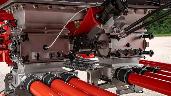 Metering units of the min-till seed drill ESPRO RT 12000 RC