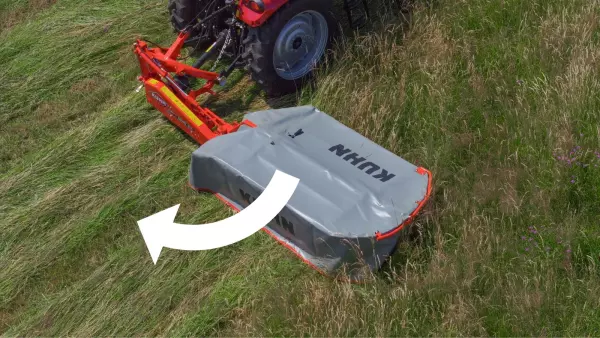 Breakaway safety mechanism protects the mower unit