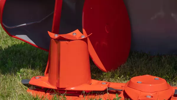 Perfectly formed swaths due to the swath wheel