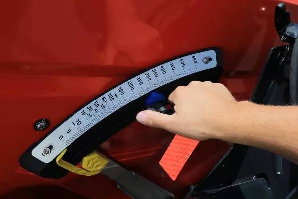 D.F.C scale for simple and precise application-rate control on the whole range of MDS .2 machines