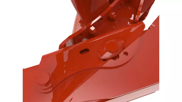 View of the multiple working width adjustment of the MULTI-LEADER XT