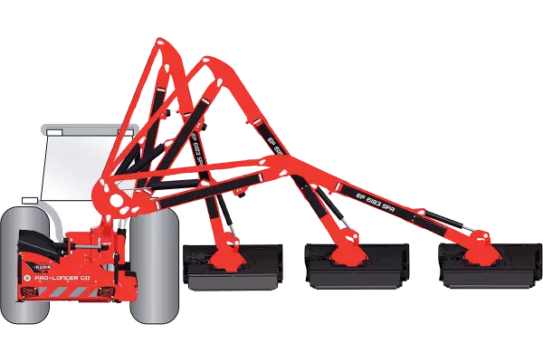 KUHN MULTI-LONGER GII 5757 SPAL Zastřihovač živých plotů a trávy: vítejte v profesionální kategorii!