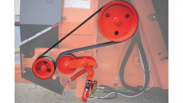 The POLYDRIVE disengageable belt drive offers power and flexibility of use