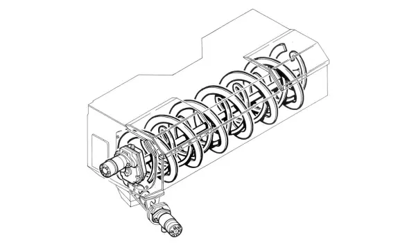 The KUHN PRIMOR 5570 M straw-blower and feeder is fitted with a mixing hopper for adding concentrates into your fodder