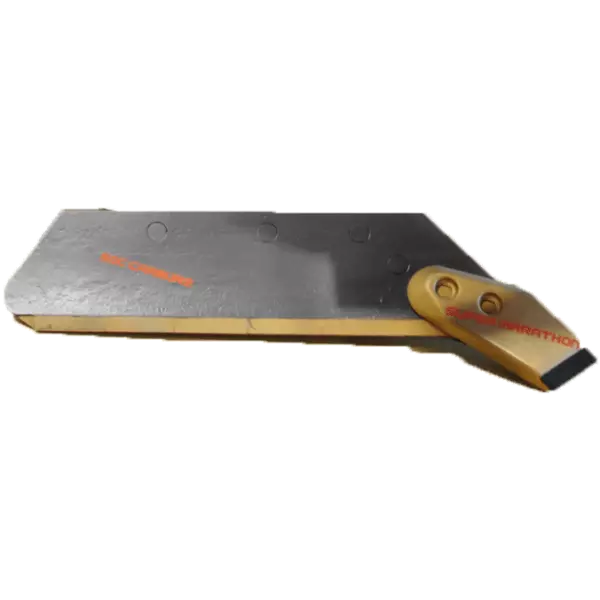 Carbide ploughshare with a Super Marathon point