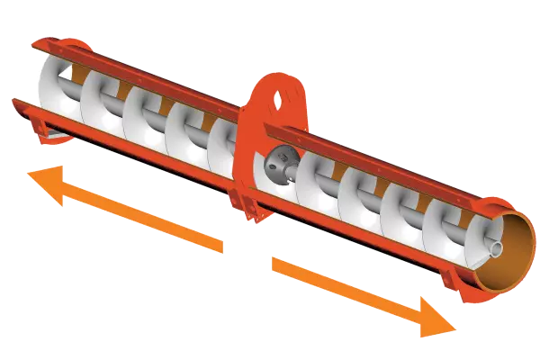 El depósito bilateral de las trituradoras SDS se adapta perfectamente a los viñedos
