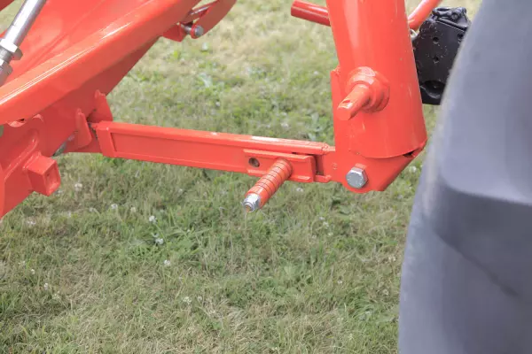 Safety breakaway to protect the mowing unit