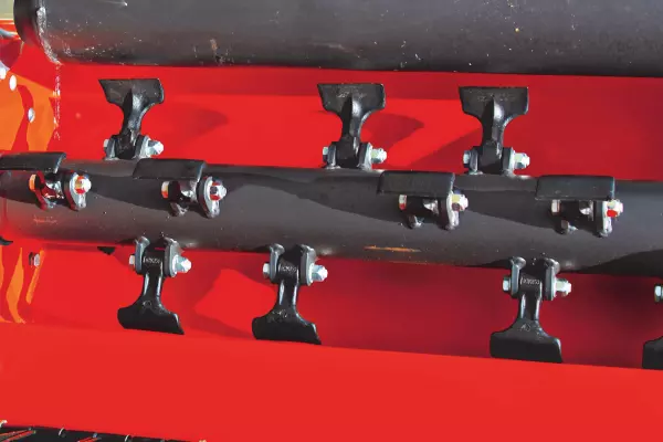 El rotor es el principal componente de la máquina para una buena trituración