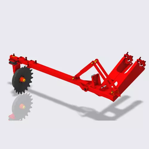 Hydraulic row marker