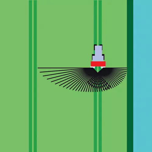 TELIMAT border deflector for precision at the edge of the field