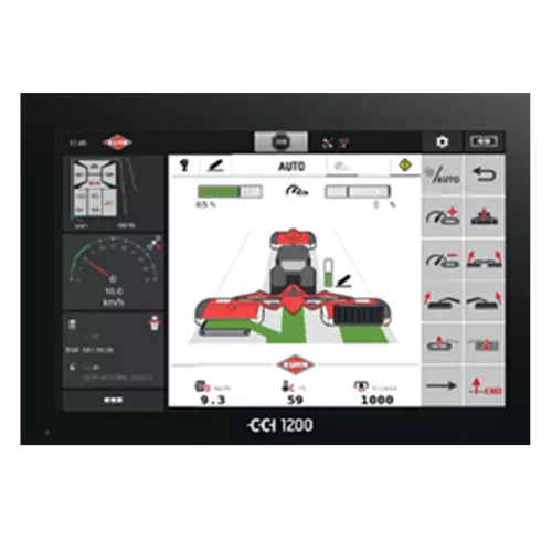 CCI 1200 terminal working screen of a FC 9330 RA mower conditioner