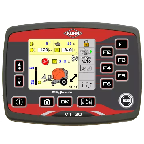 The VT30 touchscreen monitor with a 3.5” colour screen