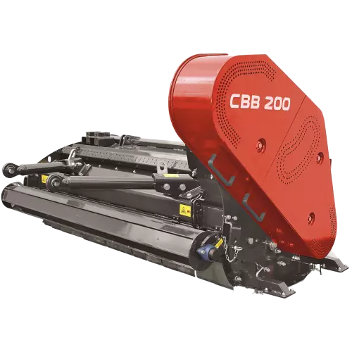 The CBB 200 pre-chopper has a specific design that matches the capacity and machine characteristics of the SB and LSB baler range.