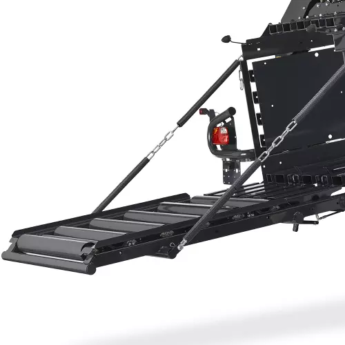The integrated bale weighing system provides on-the-go feedback about the bale weight.
