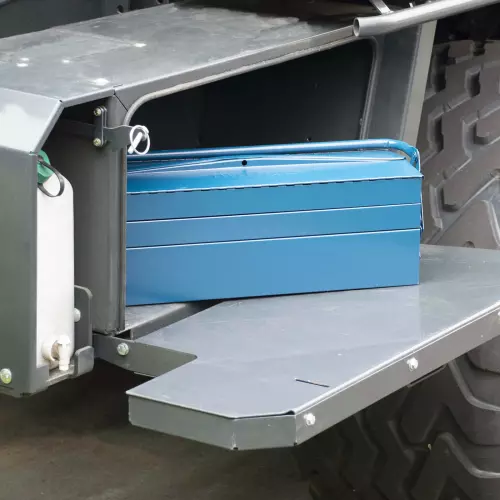 Professional toolbox storage with a volume of 120 liter