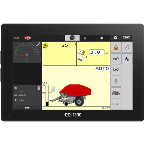 CCI 1200 ISOBUS terminal with 12.1” colour touchscreen